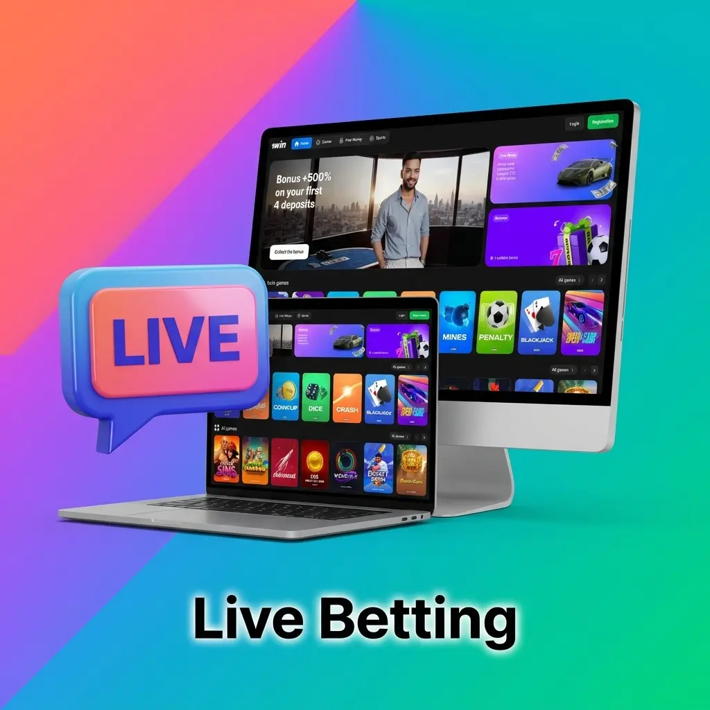 Live betting interface with real-time odds updates, match tracker, and live stats across football, basketball and tennis