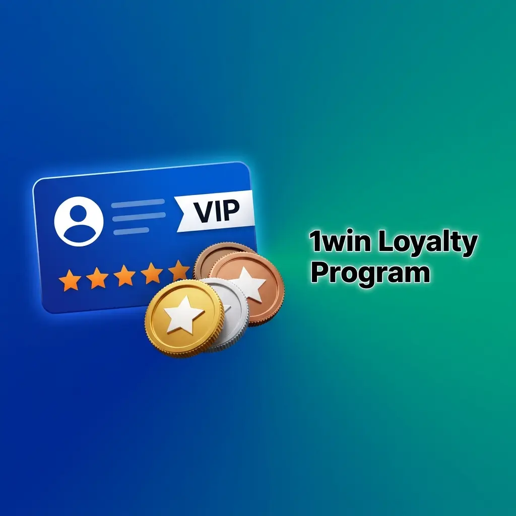 1win Loyalty Program levels showing points earned from sports bets and casino games, with promos, cashback and VIP support