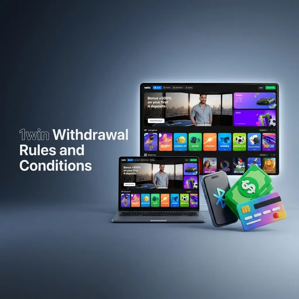 1win withdrawal rules in Zambia showing verification, payment ownership, currency match, bonus limits, and processing times