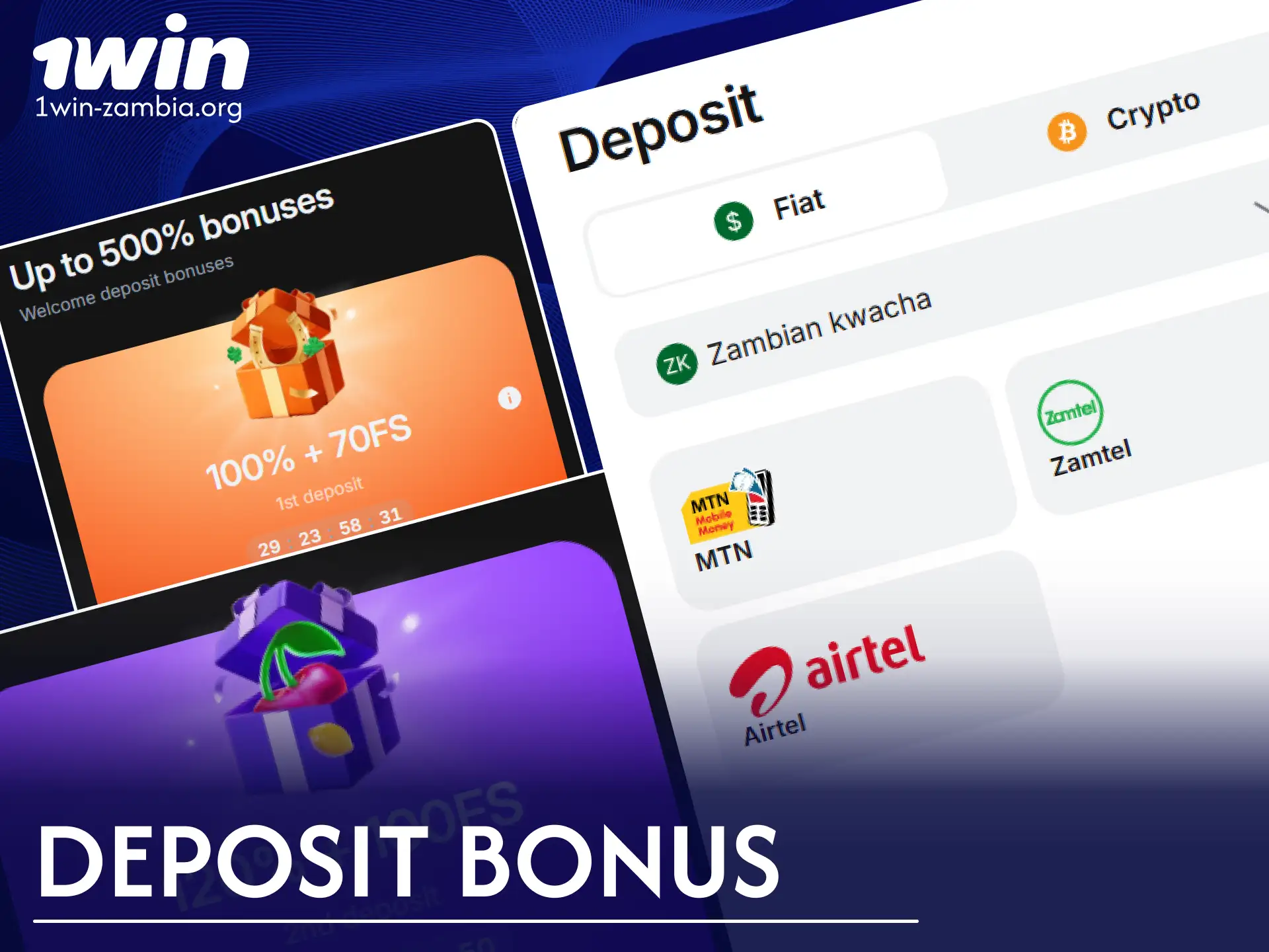 Claim a generous 1win deposit bonus on your first funding.
