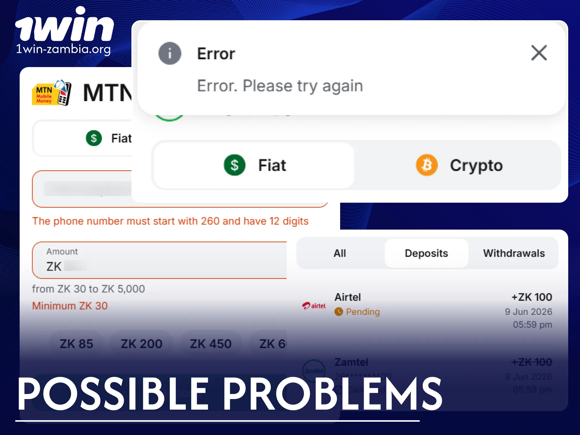 Solve any 1win deposit problems instantly by checking the guidelines.