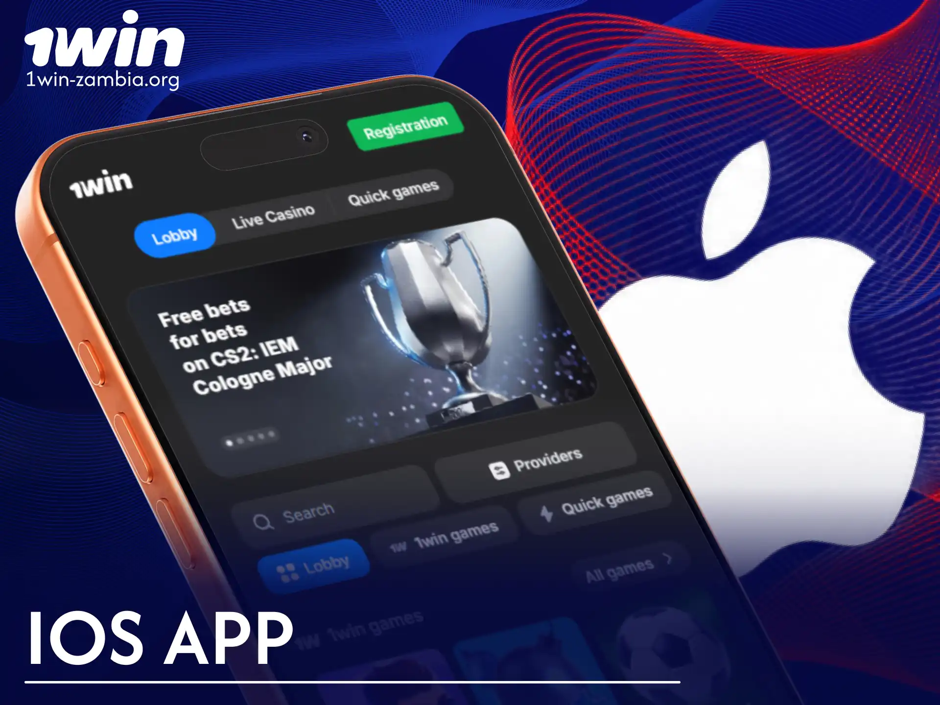 Install the secure 1win iOS app on your mobile device.