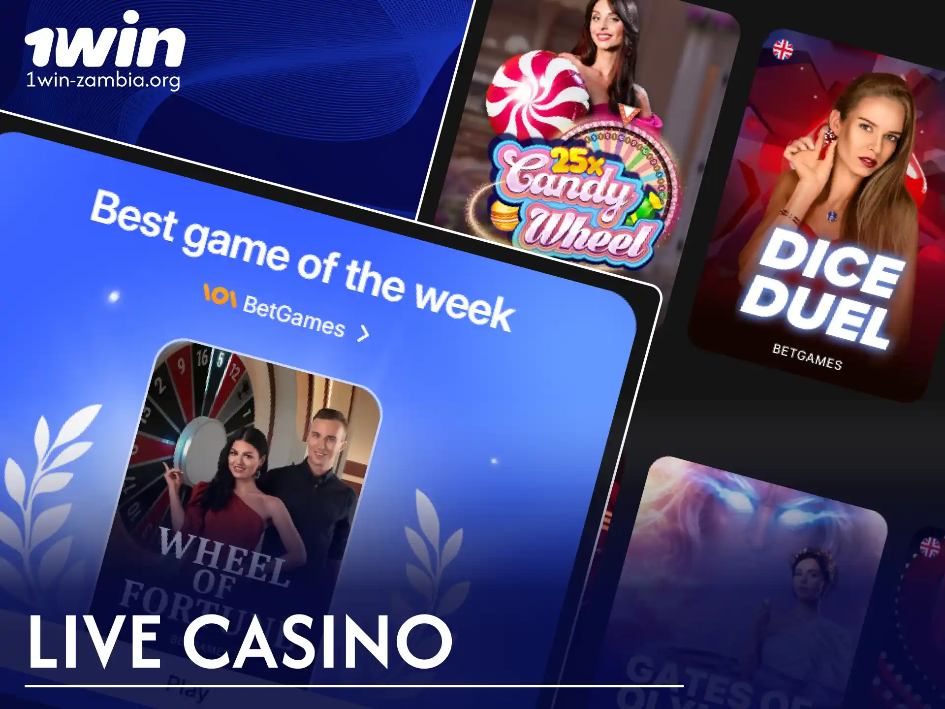 Play immersive live casino games with real dealers at 1win.