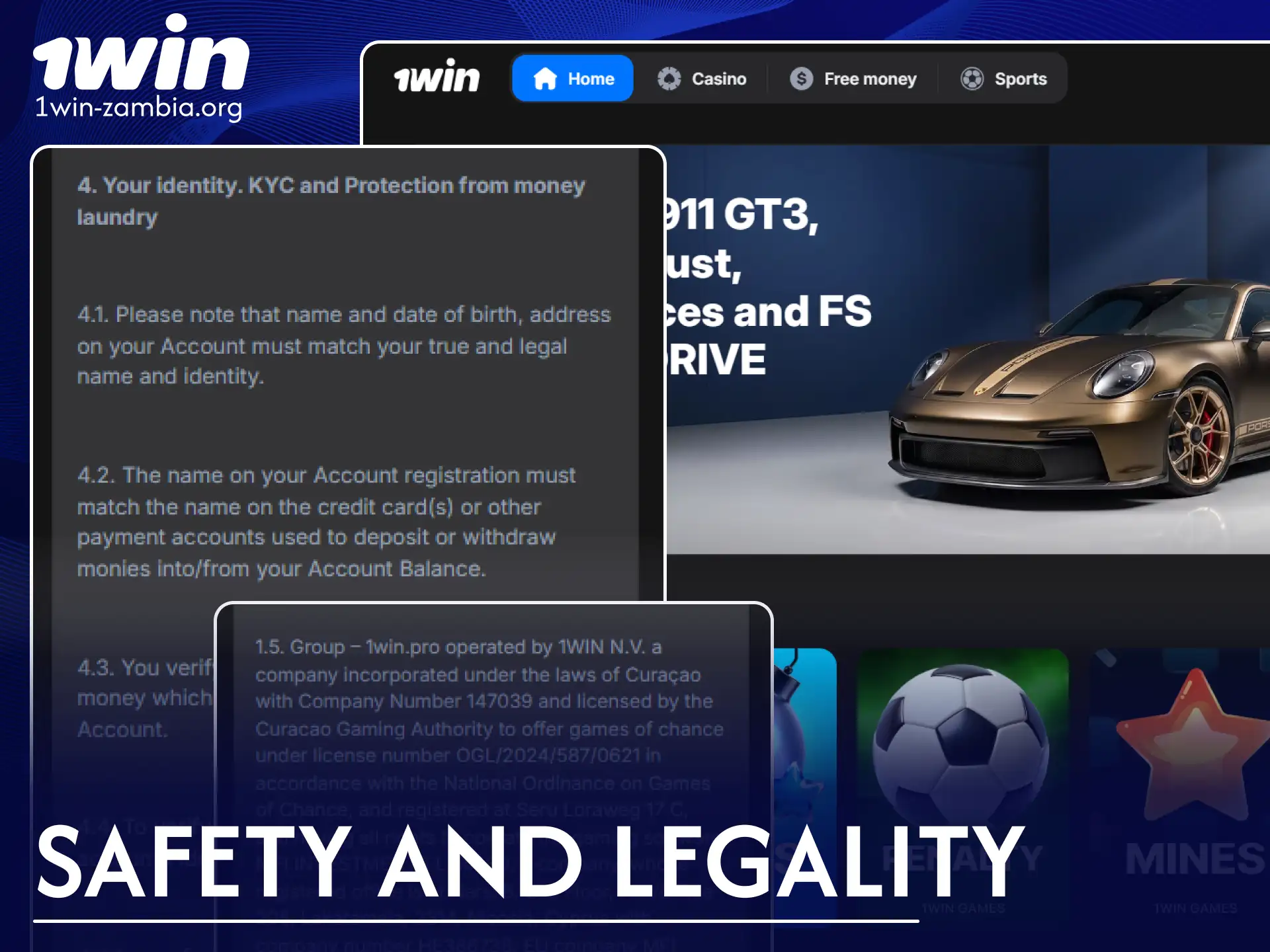Learn why the 1win betting platform is safe and legal.