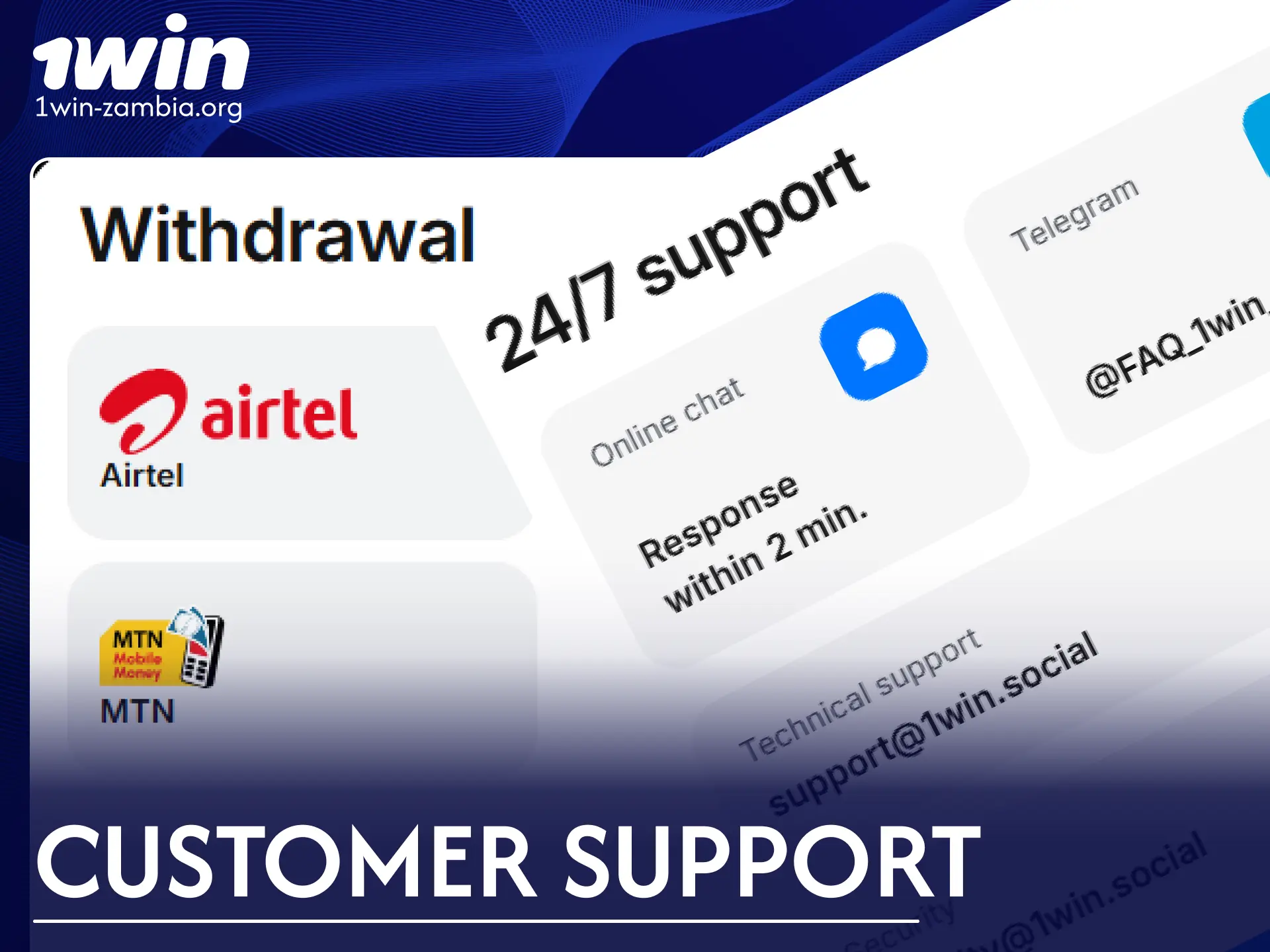 Contact 1win customer support for immediate assistance regarding your cash withdrawal.