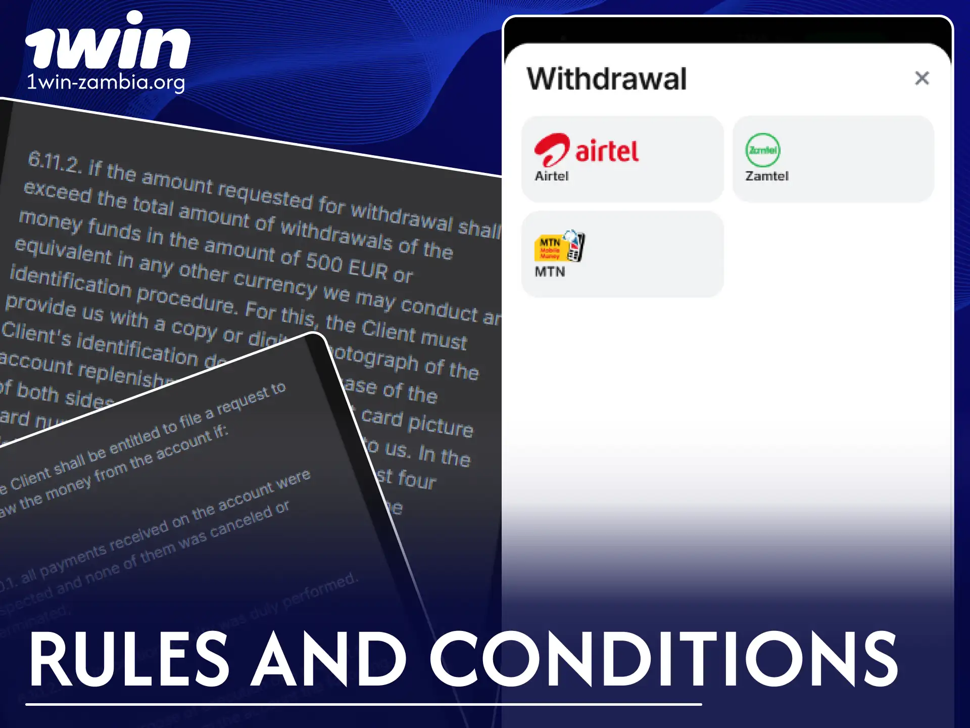 Review the official 1win withdrawal rules and conditions before cashing out.